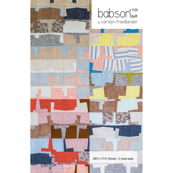 Babson Quilt Pattern - Carolyn Friedlander