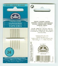 DMC Gold Tapestry Hand Needles Size 24, 4 per package 6130 - 123Stitch