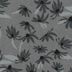 Preorder July - Anna Graham Around The Bend Aster In Graphite Fabric