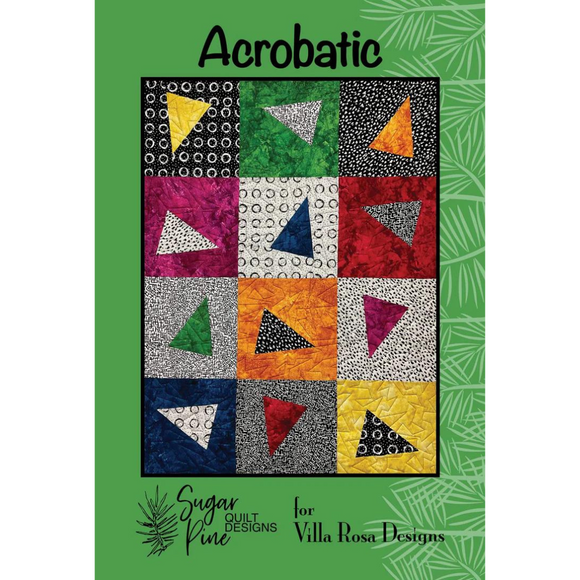 Acrobatic Quilt Pattern - Villa Rosa Designs