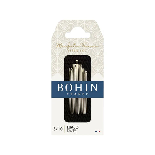 Bohin Sharps Needles - Size 5/10 - 20 pack