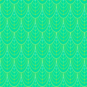 Preorder April - Giucy Giuce Deco Glo Curtains In Keylime Fabric