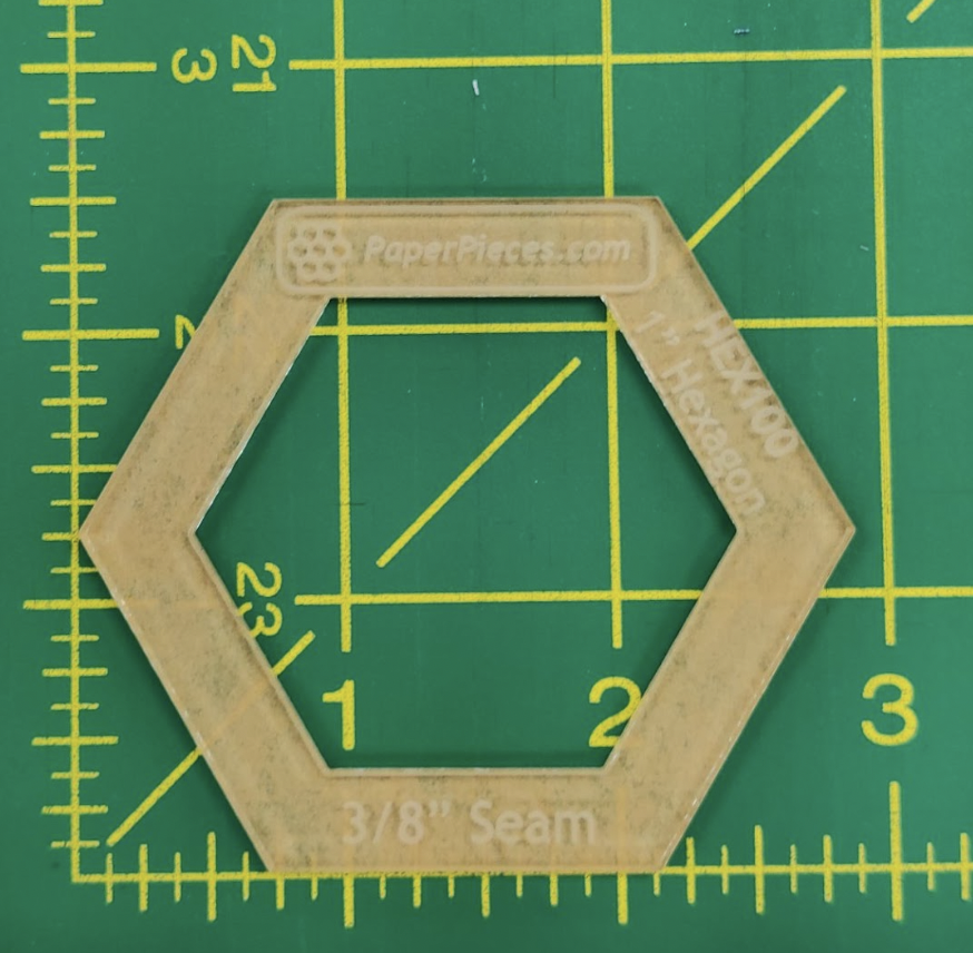 100 Pièces Modèles Hexagonaux 16mm Pour Patchwork Et Couture