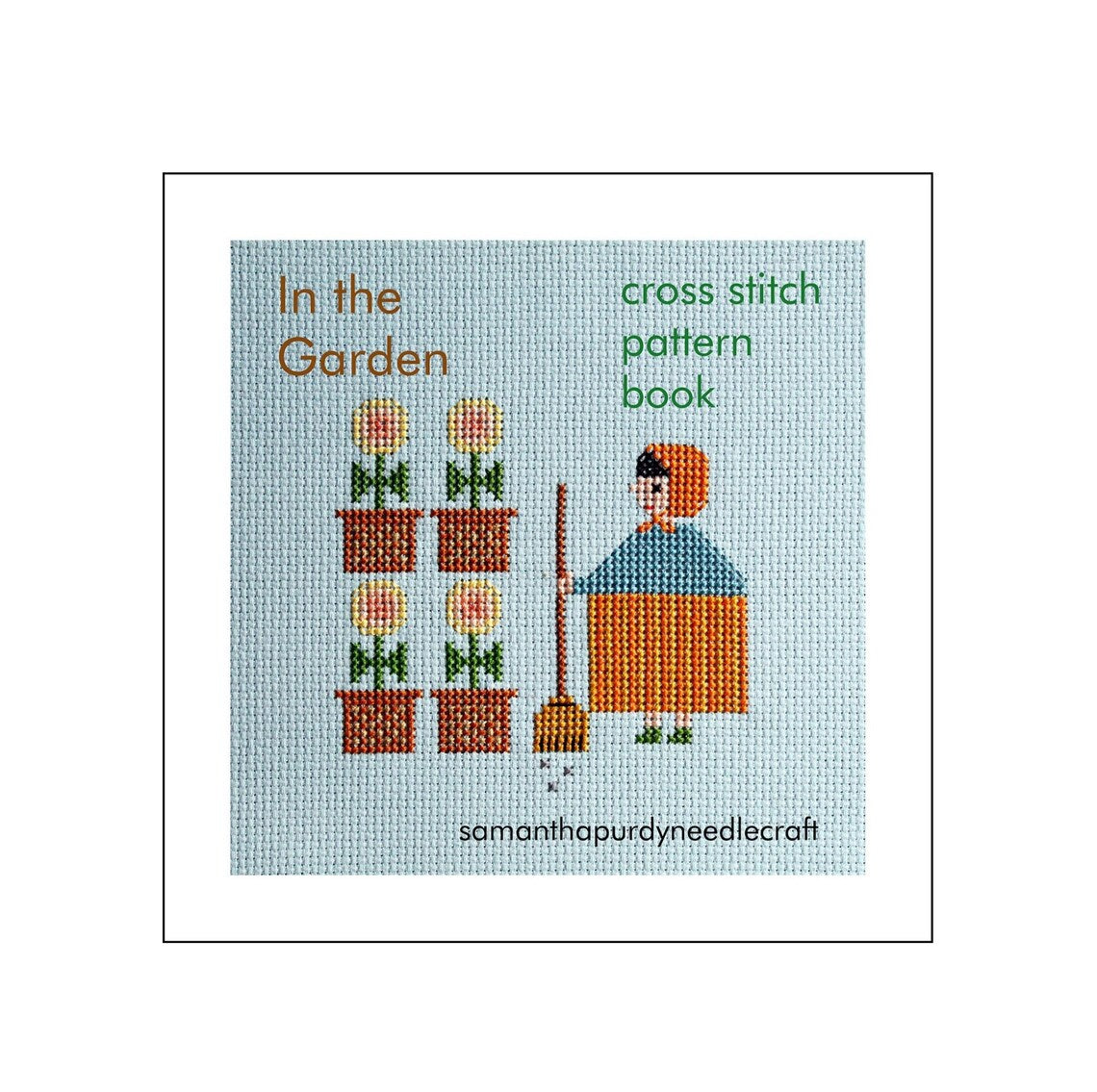 In the Garden Cross Stitch Pattern Book – Craft de Ville