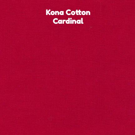 Kona Cotton - Cardinal - Kona Cotton - Craft de Ville