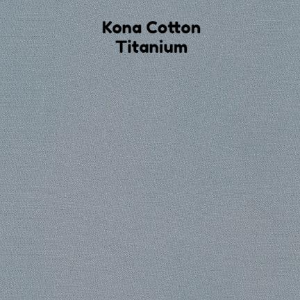 Kona Cotton - Titanium - Kona Cotton - Craft de Ville