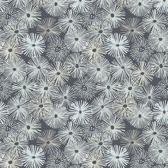 Preorder August - Shell Rummel Sea Sisters Urchin In Storm Grey Fabric