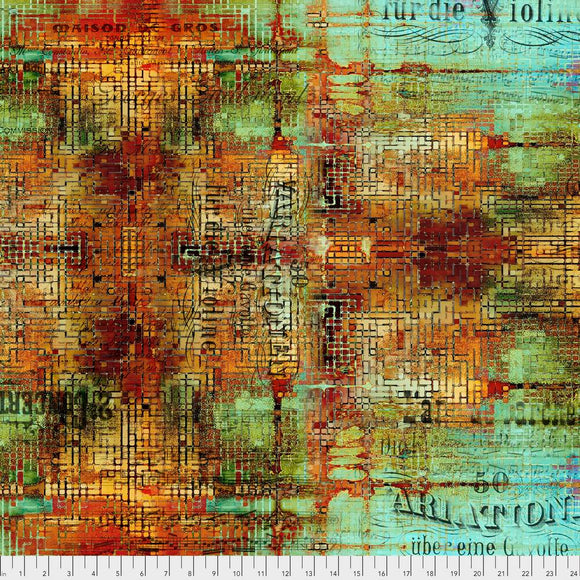 Tim Holtz - Abandoned Rusted Patina Fabric