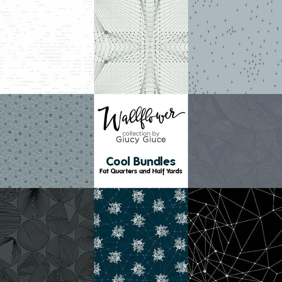 Preorder February - Giucy Giuce Wallflower Cool Collection Bundle Precut Fabric