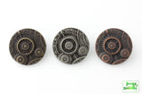Mechanism Button - Antique Copper - 1 5/8" (41mm) - Craft De Ville - Craft de Ville