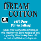 Quilters Dream Cotton Select Natural - Twin - 92" x 72" - Quilter's Dream - Craft de Ville