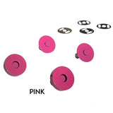 Colourful Magnetic Snap - 2 Pack Pink Snaps