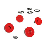 Colourful Magnetic Snap - 2 Pack Red Snaps