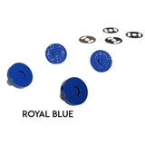 Colourful Magnetic Snap - 2 Pack Royal Blue Snaps
