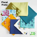 Curated Fat Quarter Bundles - Assorted 8 Floral Frolic Fabric