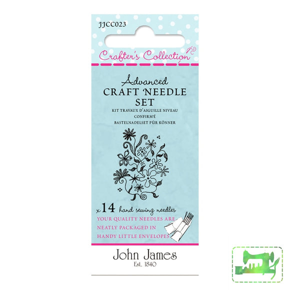 John James Crafters Collection - Advanced Craft Needle Set Assorted 14 Pack Needles