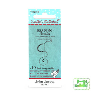 John James Crafters Collection - Beading Needles Size 10/12 10 Pack