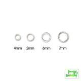 Jump Ring - Silver Plated 4Mm 20 Gauge Jewelry Findings