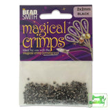 Magical Crimping Tubes - 2Mm X 1/2Oz Black Oxide Art & Crafting Tool Accessories