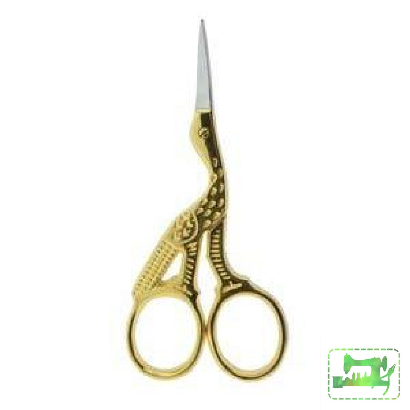 Scissors ~ Stain Glass Effect Stork French Embroidery Scissors 3.5 –  Needlepoint by Wildflowers