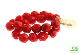 Vinatge Fire Polished Beads - Red - Craft De Ville - Craft de Ville