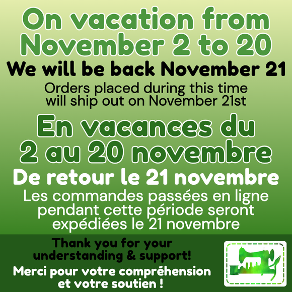 Vacation time November 2025!