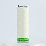 Gutermann Sew-All Rpet Thread - 100 Meters Ivory 01 Polyester