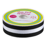 Tula Pink Webbing - 1.5 Wide Black & White Nylon