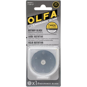 Rotary Cutter Replacement Blade - Olfa Endurance 45mm - Olfa - Craft de Ville