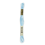 Dmc Cotton Embroidery Floss - Varigated 67 Variegated Baby Blue Thread &