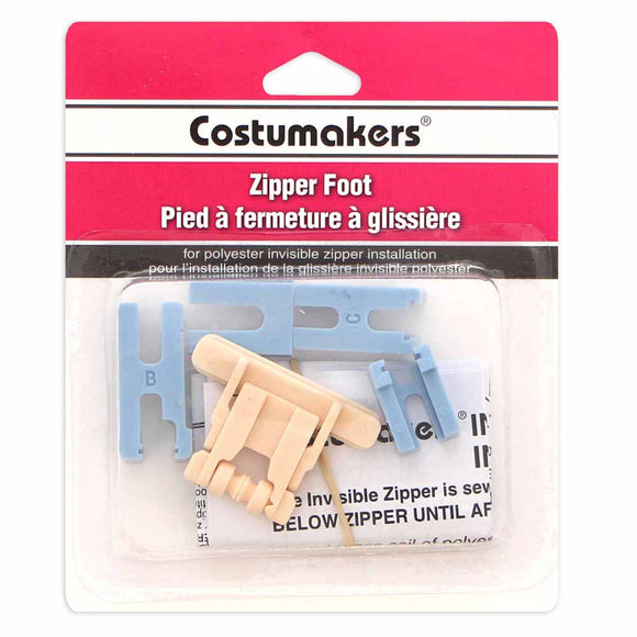 Invisible Zipper Sewing Machine Foot - Costumakers - Craft de Ville