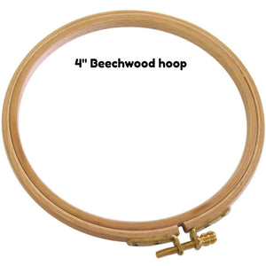 Beechwood Embroidery Hoop - 4" - Edmunds - Craft de Ville