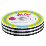 Tula Pink Webbing - 1 Wide Black & White Nylon