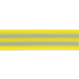 Tula Pink Webbing - 1 Wide Neon Yellow & Grey Nylon