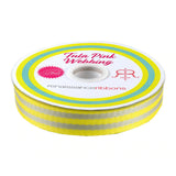 Tula Pink Webbing - 1 Wide Neon Yellow & Grey Nylon