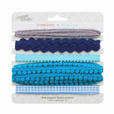 Unique Creativ Assorted Trim Pack Royal Blue Trims