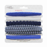 Unique Creativ Assorted Trim Pack Navy Blue Trims