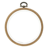 Decorative Plastic Woodgrain Embroidery Hoop - 4 Frames Hoops & Stretchers