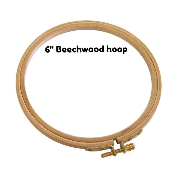 Beechwood Embroidery Hoop - 6