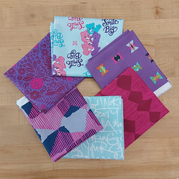 Curated Fat Quarter Bundles - Assorted 6 So Beary Good Fabric