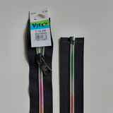 Vizzy Fashion Coil Zipper - Rainbow Chunky Separable / 50Cm (20) Zippers