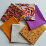 Curated Fat Quarter Bundles - Assorted 6 Wild Horses Fabric