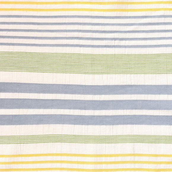 Katia Panama Stripes - Green Fabric