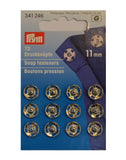 Sew-On Snaps - 11mm - 12 pack