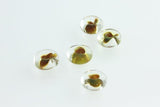 Lamp Bead Donut - 9mm Light Goldenrod - pack of 5 - Unicorne Beads - Craft de Ville