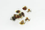 Lamp Bead Donut - 9mm Light Goldenrod - pack of 5 - Unicorne Beads - Craft de Ville