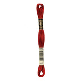 Dmc Cotton Embroidery Floss (806-989) 817 - Very Dark Coral Red