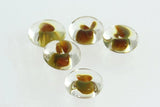 Lamp Bead Donut - 9mm Light Goldenrod - pack of 5 - Unicorne Beads - Craft de Ville