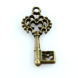 Key Charm - Baroque - Craft De Ville - Craft de Ville