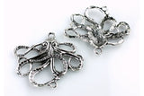 Silver Plated Charms Octopus - Craft De Ville - Craft de Ville